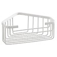 KIAMAMI VALENTINA - Porte Objets D'angle Pour Douche En Fil D'acier Blanc - vignette