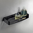 KIAMAMI VALENTINA - Support De Douche Rectangulaire Noir | Tasso - vignette