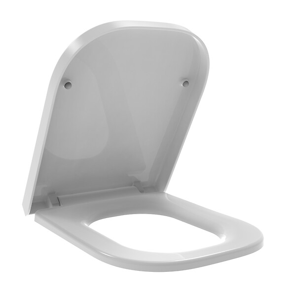 KIAMAMI VALENTINA - Housse De Siège De Toilette En Thermodurcissable Blanc Brillant - large