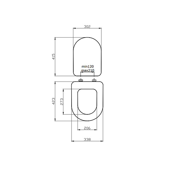 KIAMAMI VALENTINA - Abattant Mdf Compatible Modèle Valentina Blanc - large