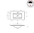 KIAMAMI VALENTINA - Meuble De Salle De Bain Suspendu 80 Cm En Chêne Well | Sole - vignette