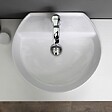 KIAMAMI VALENTINA - Étagère D'appui Pour Lavabo Blanc Brossé 60 Cm | Valentina - vignette