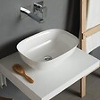 KIAMAMI VALENTINA - Étagère D'appui Pour Lavabo Blanc Brossé 60 Cm | Valentina - vignette