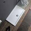 KIAMAMI VALENTINA - Receveur De Douche Rectangulaire 120X80 En Acrylique Et Abs Blanc | Alba - vignette