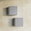 KIAMAMI VALENTINA - Cube De Salle De Bain Mural 39Cm Gris Clair | Monaco - vignette
