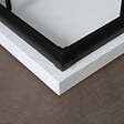 KIAMAMI VALENTINA - Cabine Douche 80X120 Profil Noir Opacque Cristal Transparent | City - vignette