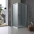 KIAMAMI VALENTINA - Cabine De Douche Carrée D'angle 90X90 Verre Opaque | Giada - vignette