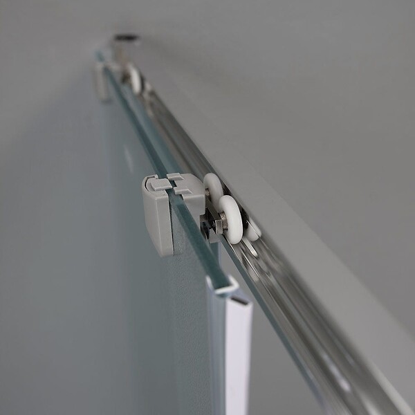 KIAMAMI VALENTINA - Cabine De Douche Carrée D'angle 90X90 Verre Opaque | Giada - large