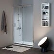 KIAMAMI VALENTINA - Douche En Niche Avec Porte Coulissante 100 Cm Cristal 6 Mm | New Giada - vignette