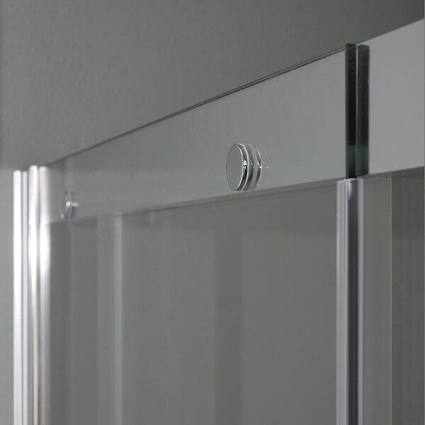 KIAMAMI VALENTINA - Cabine De Douche 70X130 Porte Coulissante Crystal Transparente 190 H | Dream - large