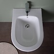 KIAMAMI VALENTINA - Bidet Suspendu En Céramique Arrondi | Blues - vignette