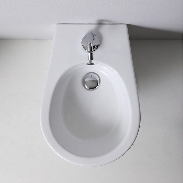KIAMAMI VALENTINA - Bidet À Chasse D'eau En Céramique Sur Pied | Soave  - large