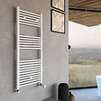 KIAMAMI VALENTINA - Sèche-Serviettes Salle De Bain 40X120 Blanc - vignette