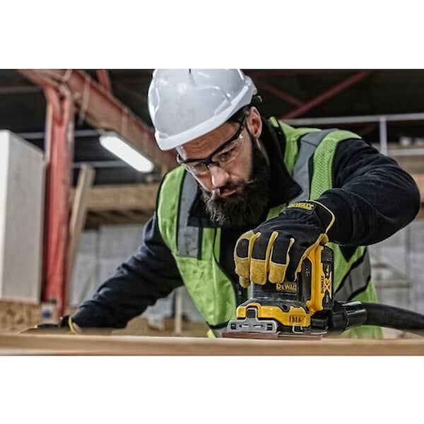 DEWALT - Ponceuse 1/4 de feuille DEWALT DCW200NT-XJ XR 18V Brushless, sans batterie ni chargeur - large