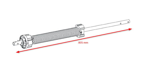 ZURFLUH FELLER - Compensateur Gauche Zf64 [l.835 Mm] - large