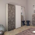 KIAMAMI VALENTINA - Armoire Colonne Multifonctionnelle Avec 1 Porte Décorée - vignette