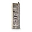 KIAMAMI VALENTINA - Armoire Colonne Multifonctionnelle Avec 1 Porte Décorée - vignette