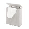 KIAMAMI VALENTINA - Panier À Linge Blanc Pour La Salle De Bains | Robinia - vignette
