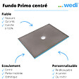 WEDI - Receveur en polystyrène extrudé à carreler Primo 900 x 900 mm à sortie centrée - vignette