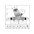 THERMADOR - Réducteur 535 à cartouche démontable - Réf. fab. : R53520 Diam. : 20x27 - vignette