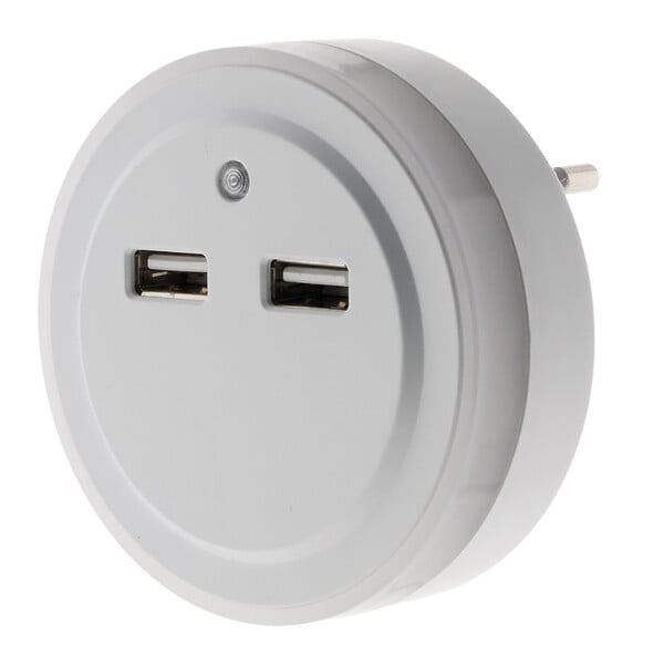 OTIO - Veilleuse LED automatique avec 2 ports USB - Otio - large