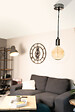 ELEXITY - Kit de suspension luminaire métal avec cordon textile Chrome - Elexity - vignette