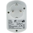 ZENITECH - Prise Schuko 16A + 2 USB A 3,4A - Blanc - Zenitech - vignette