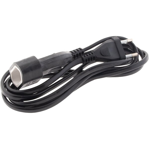 ZENITECH - Rallonge de câble HO5VV-F 2x1mm² - 2m - noir - Zenitech - large