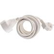ZENITECH - Rallonge Schuko HO5VV-F 3G1,5mm² 2m - blanc - Zenitech - vignette