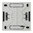 BELVUE - Bouton poussoir saillie gris - Bel'Vue - Zenitech - vignette