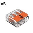 WAGO - Sachet de 5 bornes 3 entrées S221 - Wago - vignette