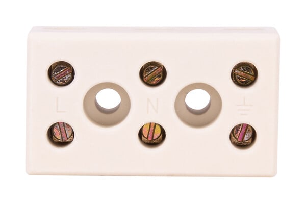 ZENITECH - Borne stéatite tripolaire 6 à 16mm² - Zenitech - large