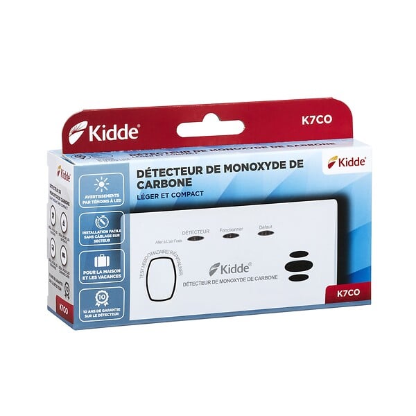 KIDDE - Détecteur de monoxyde de carbone K7CO - Kidde - large