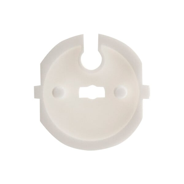 ZENITECH - Lot de 3 caches prises 2 P+T + clef - Blanc - Zenitech - large