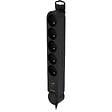 ZENITECH - Bloc multiprise parafoudre 5x16A + interrupteur - Noir - Zenitech - vignette