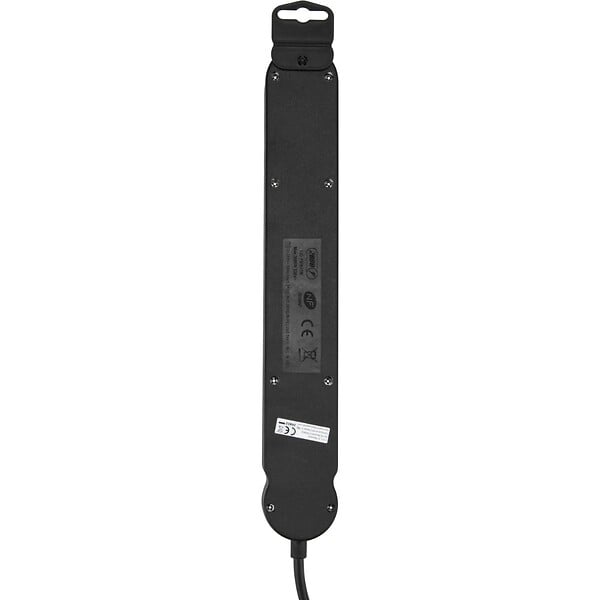 ZENITECH - Bloc multiprise parafoudre 5x16A + interrupteur - Noir - Zenitech - large