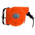 ZENITECH - Enrouleur mural câble H05VV-F 3G1mm² 11m + 2m - orange - Zenitech - vignette