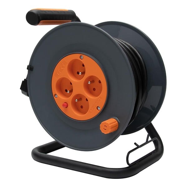 ZENITECH - Enrouleur 4 prises déportées 2P+T 16A 25m- Zenitech - large
