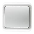 ZENITECH - Interrupteur transversal encastré chrome - Zenitech - vignette