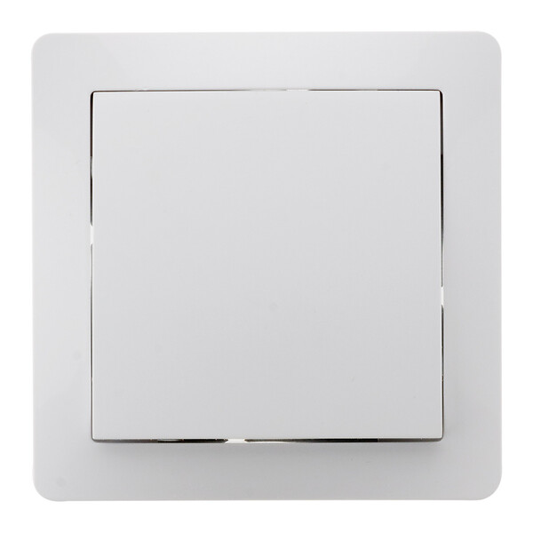 ZENITECH - Bouton poussoir à voyant 10A - Blanc - Orys - Zenitech - large