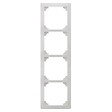 ZENITECH - Quadruple plaque de finition - Blanc - Orys - Zenitech - vignette