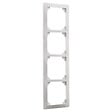 ZENITECH - Quadruple plaque de finition - Blanc - Orys - Zenitech - vignette