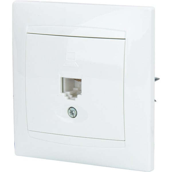 ZENITECH - Prise RJ45 encastrée Zyna - Blanc - Zenitech - large
