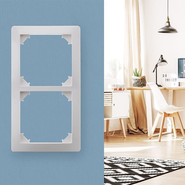 ZENITECH - Double plaque de finition - Blanc - Orys - Zenitech - large