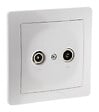 ZENITECH - Prise TV-SAT - Blanc - Orys - Zenitech - vignette