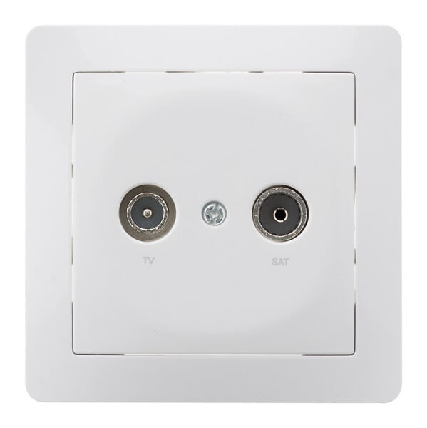 ZENITECH - Prise TV-SAT - Blanc - Orys - Zenitech - large