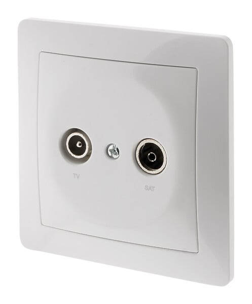 ZENITECH - Prise TV-SAT - Blanc - Orys - Zenitech - large