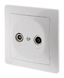 ZENITECH - Prise TV-SAT - Blanc - Orys - Zenitech - vignette