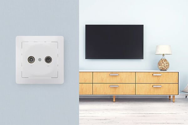ZENITECH - Prise TV-SAT - Blanc - Orys - Zenitech - large