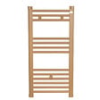 STANO - Radiateur sèche-serviettes eau chaude CODA 80 x 50 cm beige mat - vignette
